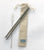 Stainless Steel Straws - 2-pack with linen pouch